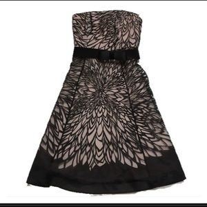 White House Black Market strapless dress size 10